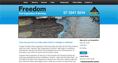 Desktop Screenshot of freedompest.com.au